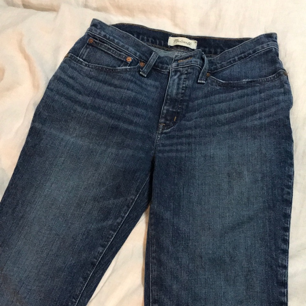 Madewell Tomboy Straight Jeans Medium Wash Size 26